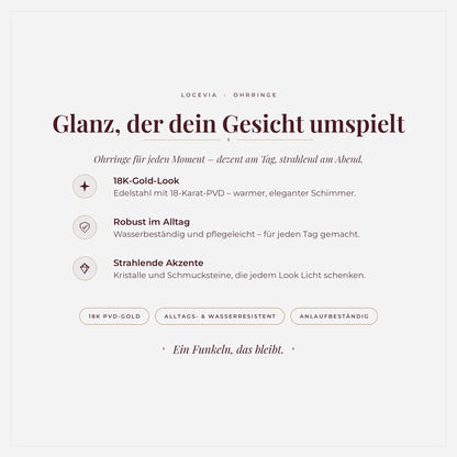 LOCEVIA – Creolen mit Perlenoptik